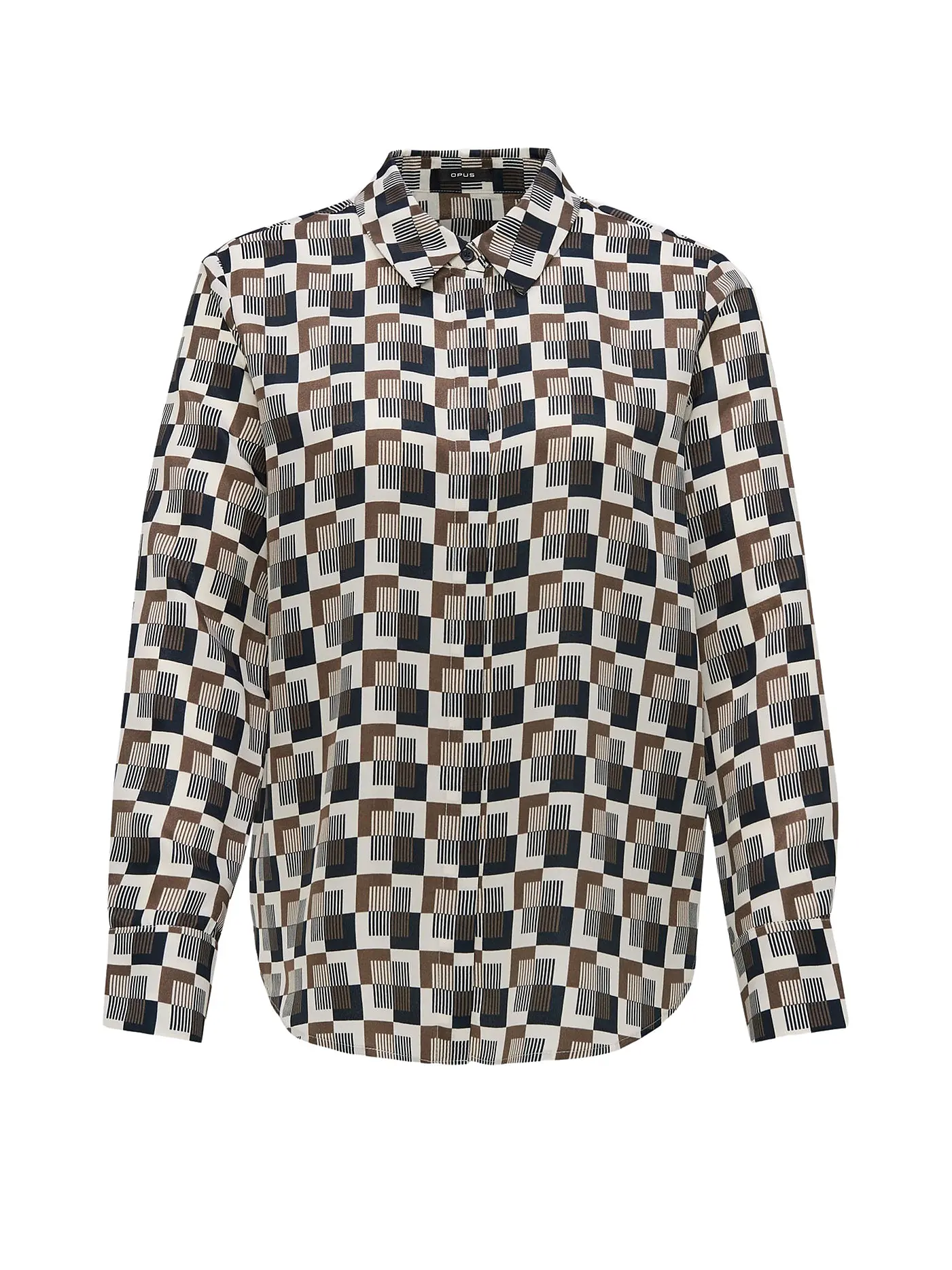 OPUS | Bluse FALKINE RETRO | dunkelblau